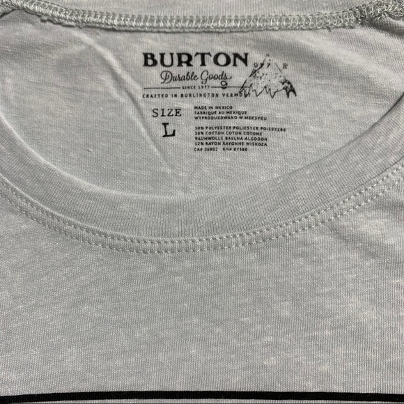 Burton Women's Morton 3/4 Raglan Sleeve Tee NWT - Picture 8 of 11
